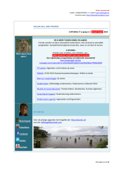 HellenJGill2014 Nieuwsbrief maand 01en02