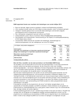 BAM Jaarcijfers Q2 2014 - CEI