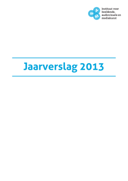 jaarverslag 2013 (pdf)