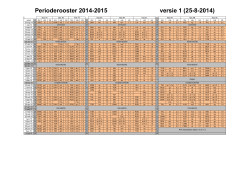 Perioderooster 2014-2015 versie 1 (25-8