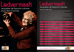 download flyer - Jacquelien de Savornin Lohman