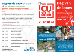 Dag van de bouw - 2014 - Bestuur Regio Utrecht