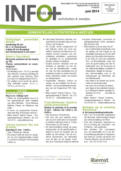 IP 2014 Juni - Gemeente Riemst