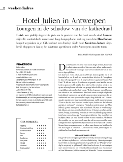 Genieten - Hotel Julien