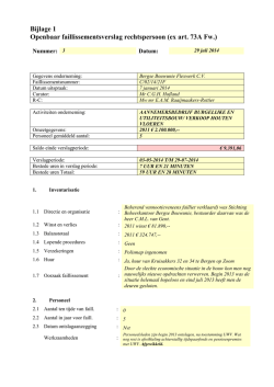 3e verslag BBU Flexwerk CV 29-07-2014