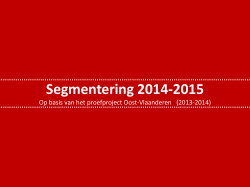 Segmentering 2014-2015
