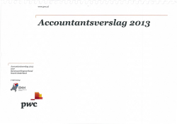 B.7. Accountantsverslag 2013 voor de controle