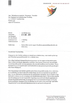 herziene bestuurlijke reactie