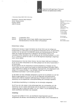 Inspectie Leefomgeving en Transport Ministerie van Infrastructuur