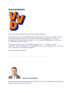 deze link - VVD Hillegom