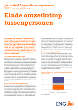 Jaarbericht Assurantietussenpersonen