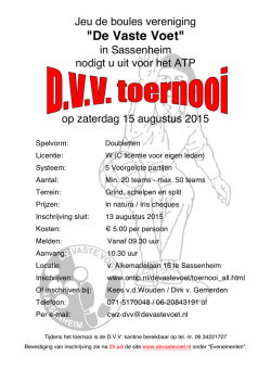 ATP - DVV toernooi flyer 2015