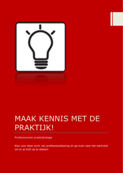Draaiboek - Katholieke Hogeschool Leuven
