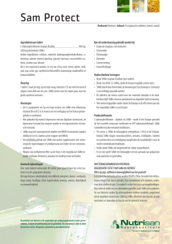 Download de bijsluiter van Nutrisan Sam Protect 60