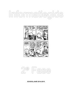 informatiegids tweede fase 2014-2015
