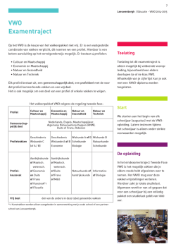 Eindexamentraject ​VWO - Leeuwenborgh Opleidingen
