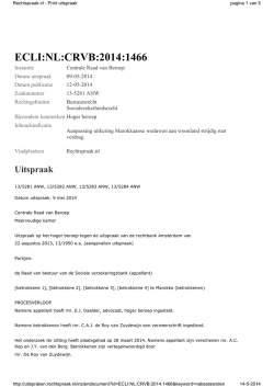 ECLI:NL:CRVB:2014:1466 - Eerste Kamer der Staten