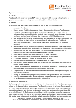 Download hier de Algemene Voorwaarden van FleetSelect B.V. in