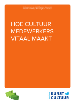 Hoe cultuur medewerkers vitaal maakt (BCA samen