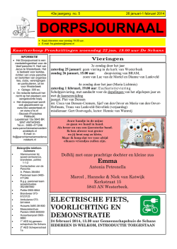 Dorpsjournaal 14-05