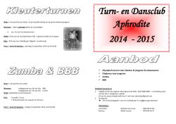 flyer 2014-2015 - en dansclub Aphrodite