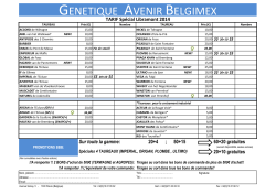 20+4 - Genetique Avenir Belgimex
