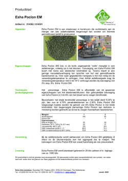 Esha Poclon EM - Esha Infra Solutions