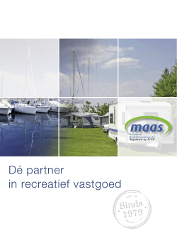 Download onze brochure - Maas Recreatie Bedrijfsmakelaardij
