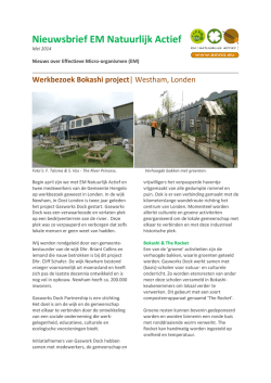 Nieuwsbrief EM Natuurlijk Actief 2014-mei