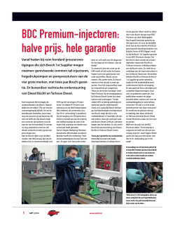 BDC Premium-injectoren: halve prijs, hele garantie (2014-2)