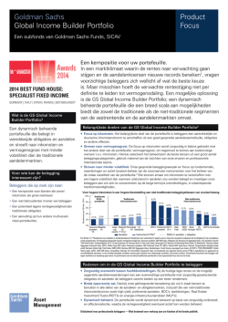 Goldman Sachs Global Income Builder Portfolio Product Focus