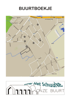 vzw Schuurke - Buurtboekje