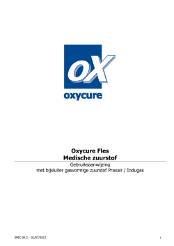 Oxycure zuurstofflessen B2-B5