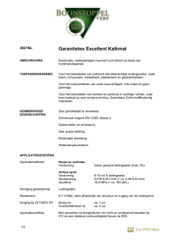 Garantietex Excellent Kalkmat