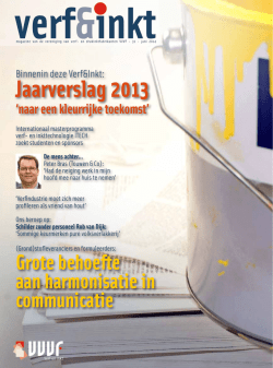 Jaarverslag 2013