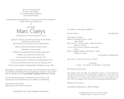Marc Claeys - Uitvaartbegeleiding Stefaan