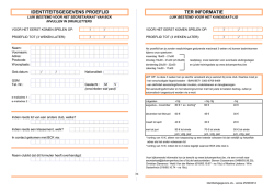 IDENTITEITSGEGEVENS PROEFLID TER