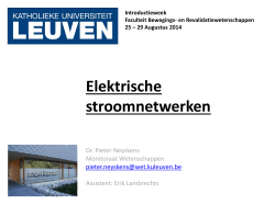 Elektrische stroomnetwerken