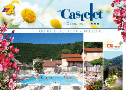 Brochure - Camping Le Castelet