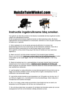 Handleiding 13 en 21 inch bbq smoker