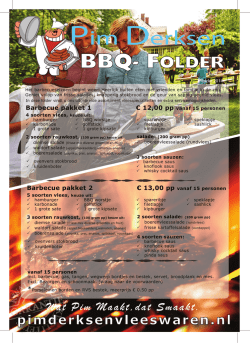 Download hier onze BBQ Folder