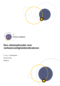 Een uitwisselmodel voor verkeersveiligheidsindicatoren