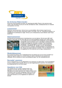 Informatiefolder AWV 2014