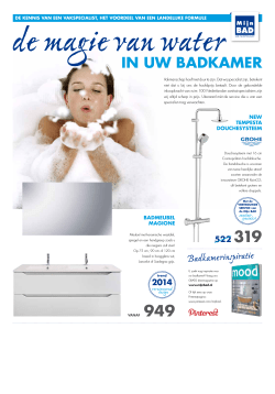IN UW BADKAMER