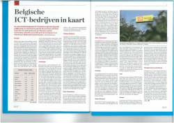 ICT&mdash;bedrijven in kaart