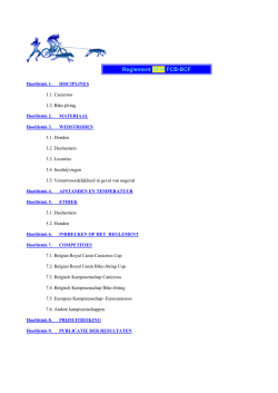 Reglement 2014 FCB-BCF - Cani