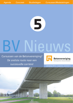 BV-Nieuws 2014-4 - Betonvereniging