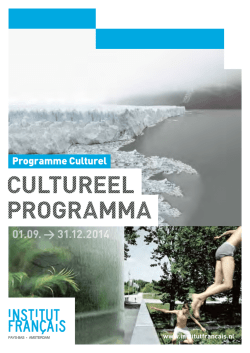 Download (pdf) - Institut Francais - Pays-Bas