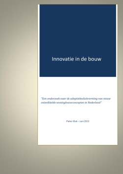 Innovatie in de bouw