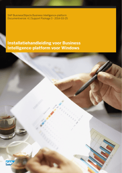 Installatiehandleiding voor Business Intelligence